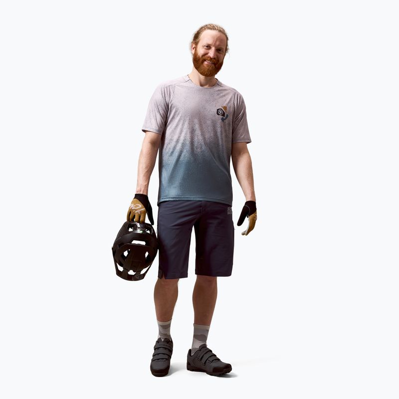 Férfi kerékpáros mez Endura Singletrack Print titanium 2