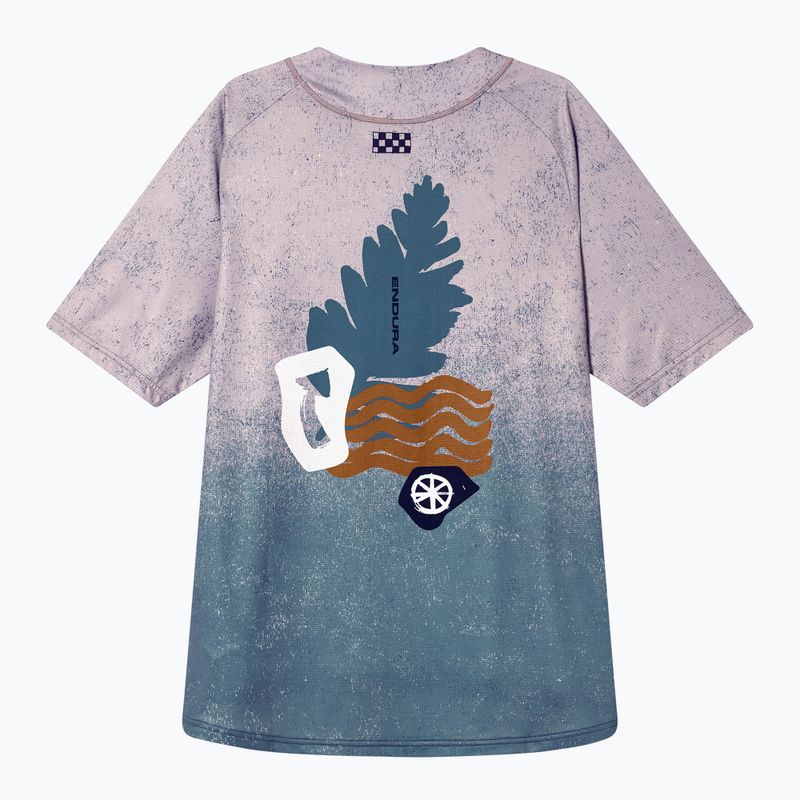 Férfi kerékpáros mez Endura Singletrack Print titanium 8