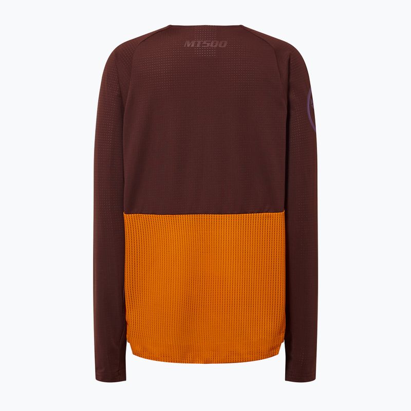 Gyerek kerékpáros hosszú ujjú póló Endura MT500 Burner end orange 2