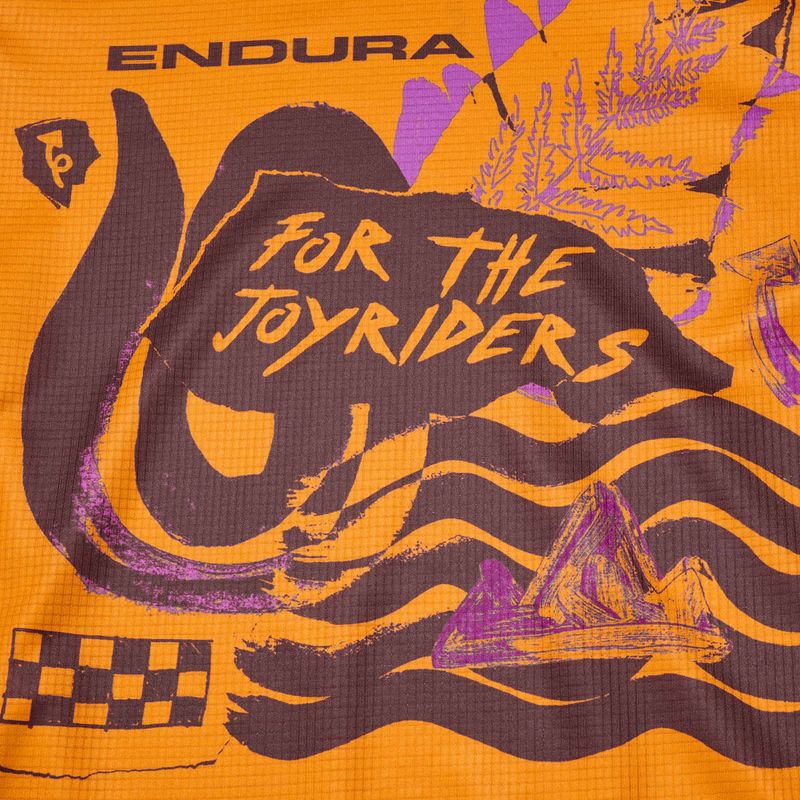 Gyerek kerékpáros mez Endura Singletrack Core Jr end orange 3