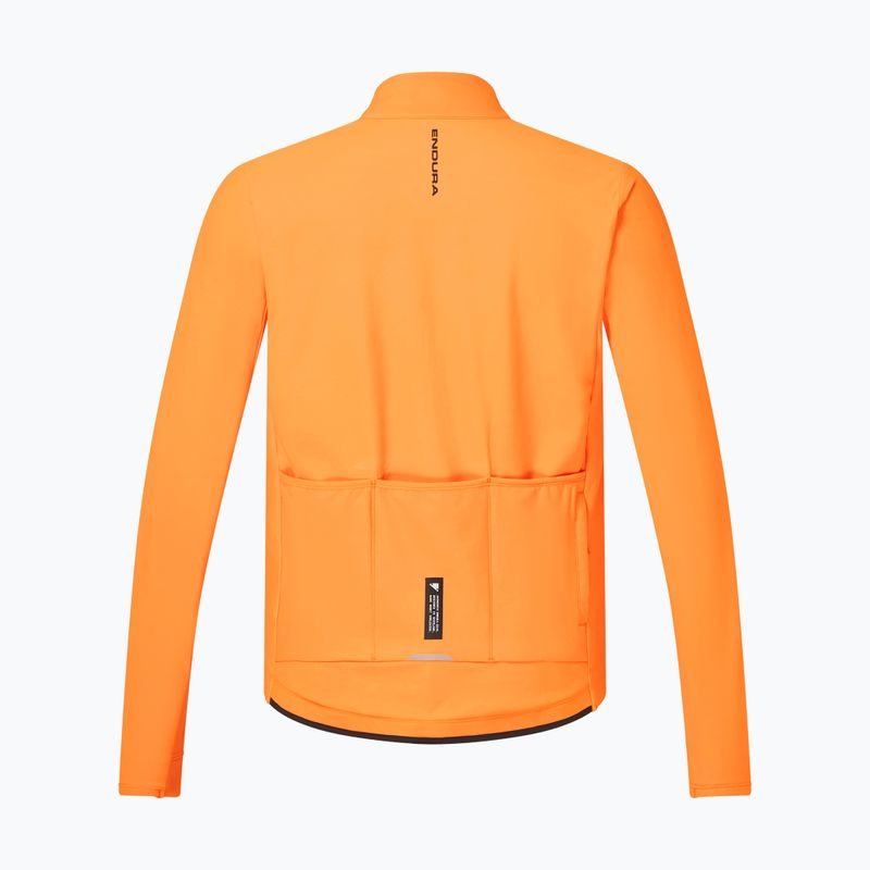 Férfi kerékpáros pulóver Endura Loop Ride L/S Jersey end orange 7