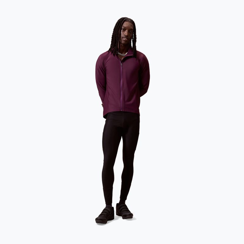 Férfi kerékpáros pulóver Endura Loop Ride L/S Jersey black cherry 2