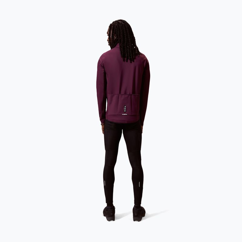 Férfi kerékpáros pulóver Endura Loop Ride L/S Jersey black cherry 4