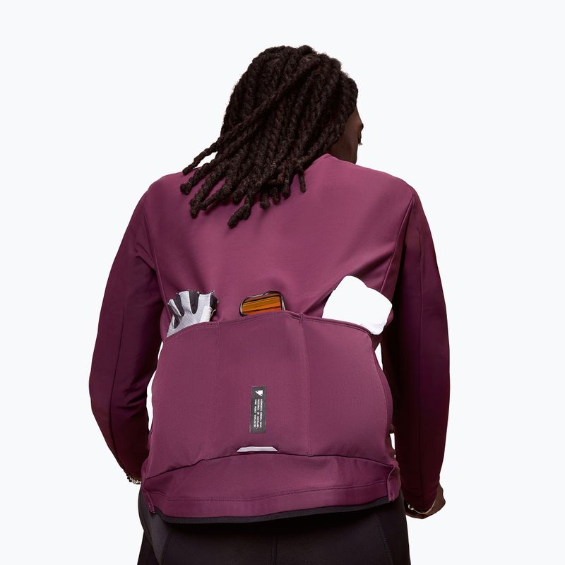 Férfi kerékpáros pulóver Endura Loop Ride L/S Jersey black cherry 6