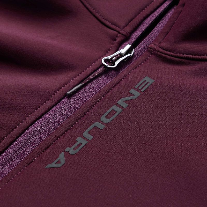 Férfi kerékpáros pulóver Endura Loop Ride L/S Jersey black cherry 9
