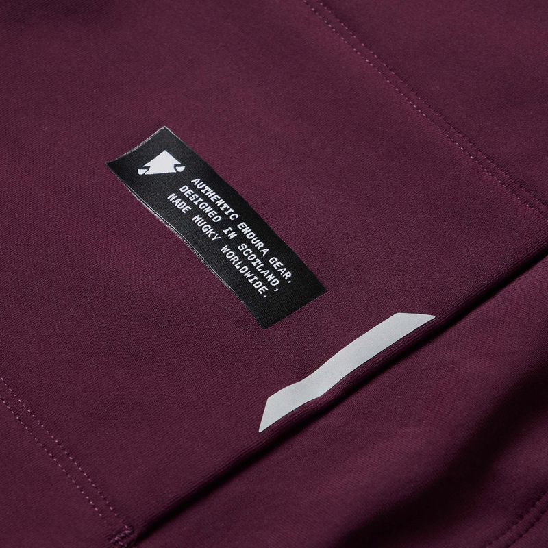 Férfi kerékpáros pulóver Endura Loop Ride L/S Jersey black cherry 11