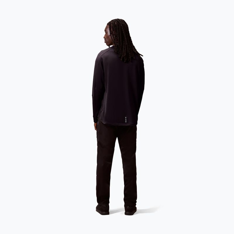 Férfi kerékpáros hosszú ujjú Endura Alltrack Roam Fleece fekete 4