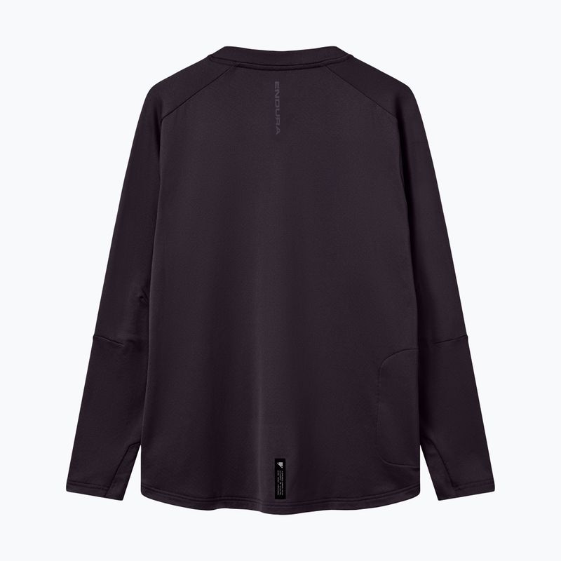 Férfi kerékpáros hosszú ujjú Endura Alltrack Roam Fleece fekete 8