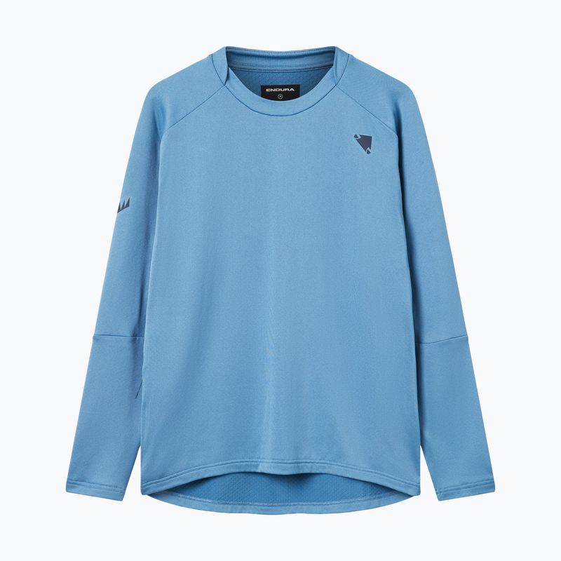 Férfi kerékpáros hosszú ujjú Endura Alltrack Roam Fleece storm blue 7