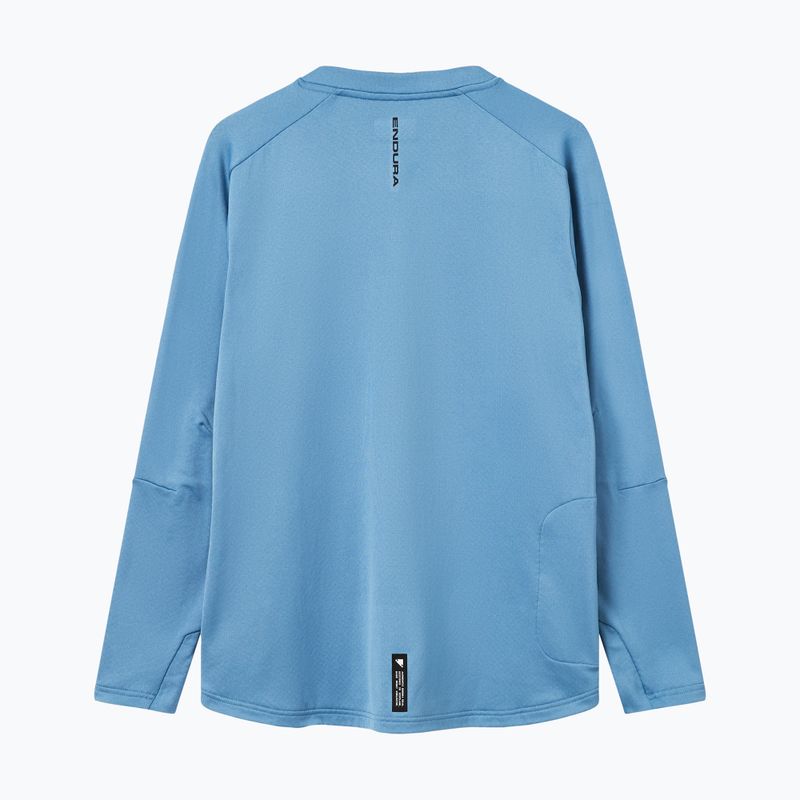 Férfi kerékpáros hosszú ujjú Endura Alltrack Roam Fleece storm blue 8