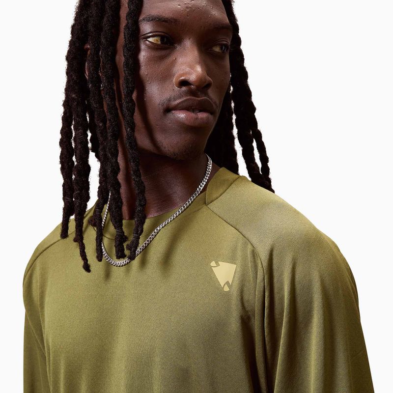 Férfi kerékpáros hosszú ujjú Endura Alltrack Roam Fleece moha zöld 5