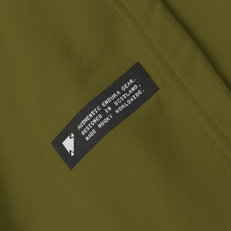 Férfi kerékpáros hosszú ujjú Endura Alltrack Roam Fleece moha zöld 11