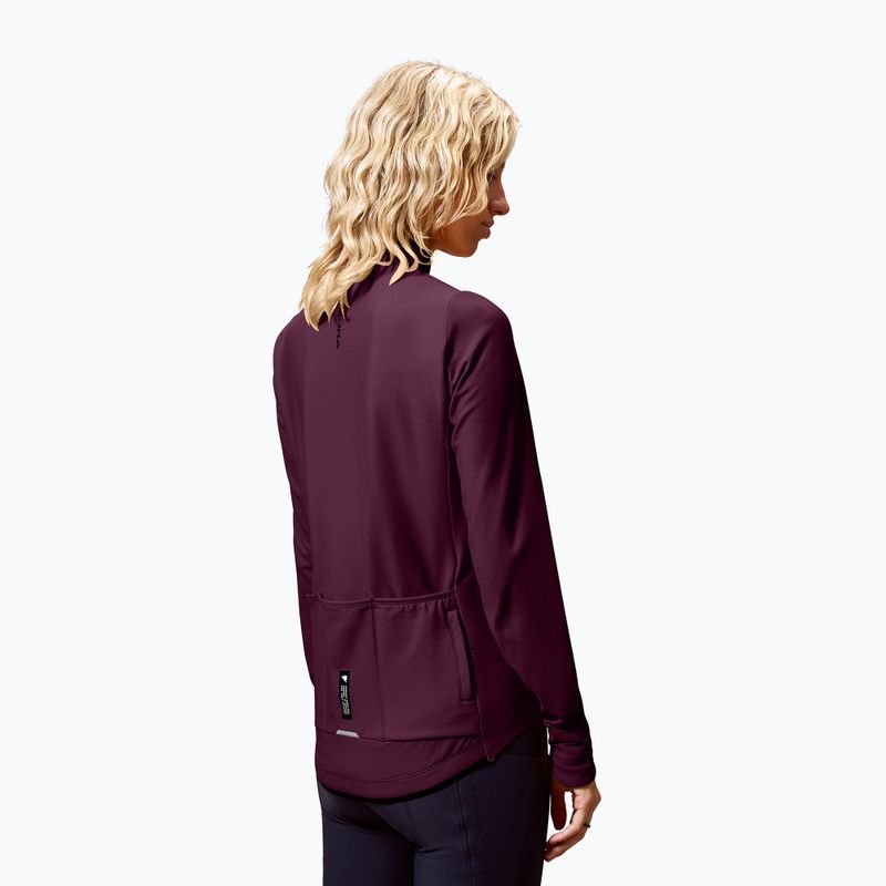 Női kerékpáros pulóver Endura Loop Ride L/S Jersey black cherry 3