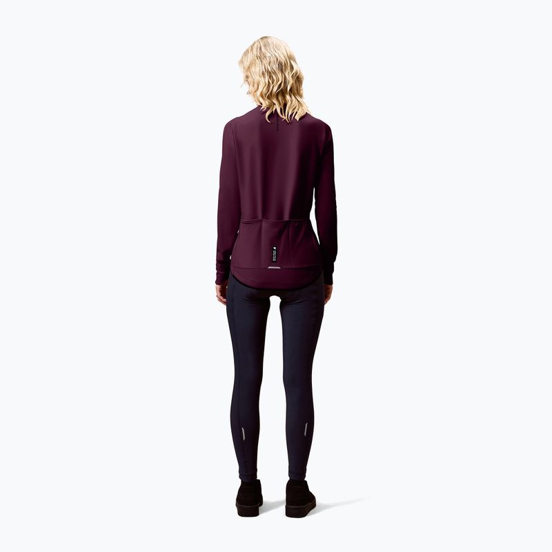 Női kerékpáros pulóver Endura Loop Ride L/S Jersey black cherry 4