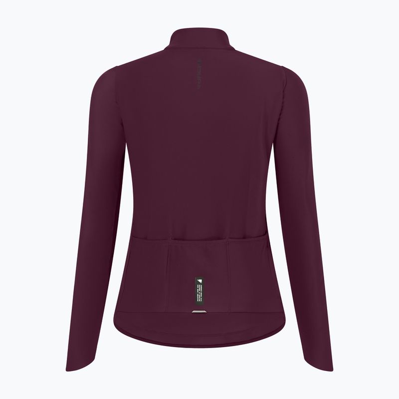 Női kerékpáros pulóver Endura Loop Ride L/S Jersey black cherry 8