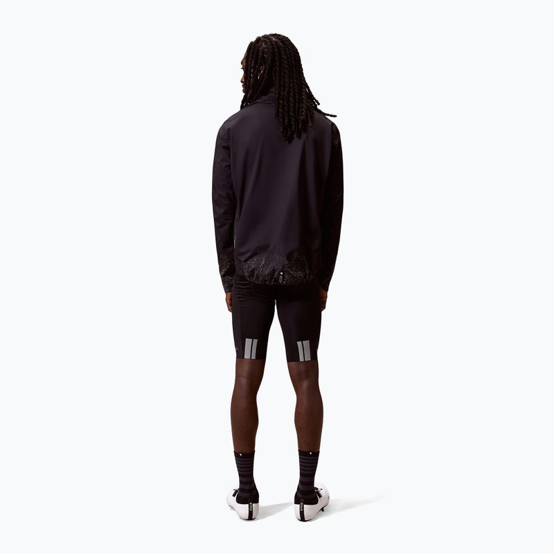 Férfi kerékpáros dzseki Endura Alltrack Race Cape black reflective rint 4