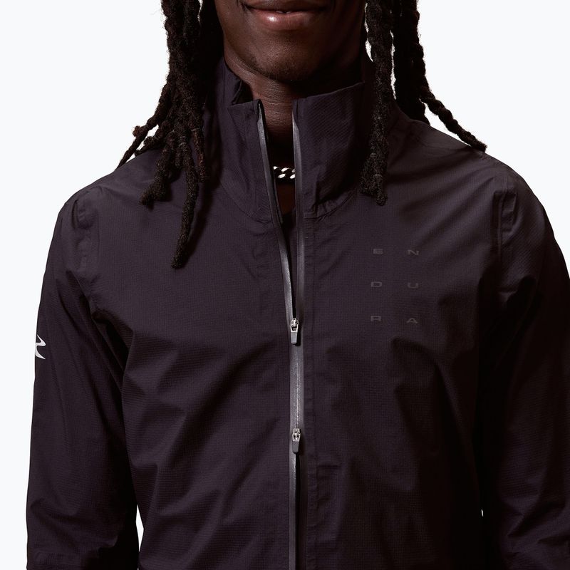 Férfi kerékpáros dzseki Endura Alltrack Race Cape black reflective rint 5
