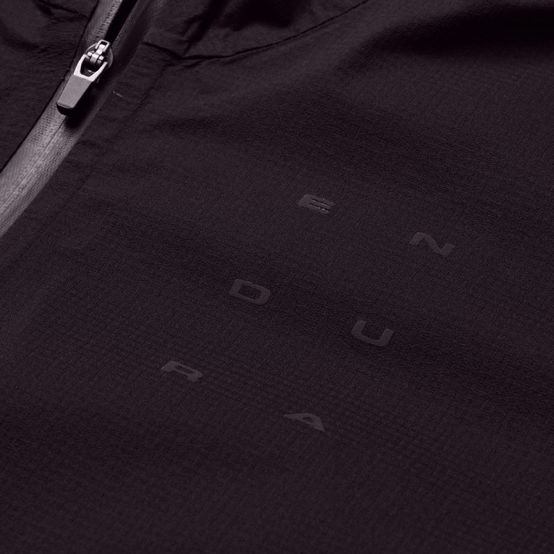 Férfi kerékpáros dzseki Endura Alltrack Race Cape black reflective rint 9