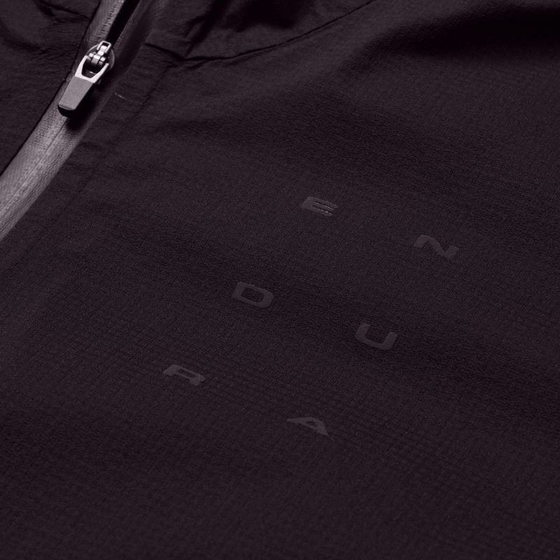 Férfi kerékpáros dzseki Endura Alltrack Race Cape black reflective rint 11