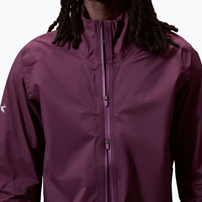 Férfi kerékpáros dzseki Endura Alltrack Race Cape black cherry 5