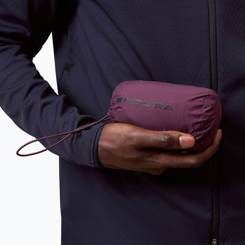 Férfi kerékpáros dzseki Endura Alltrack Race Cape black cherry 7