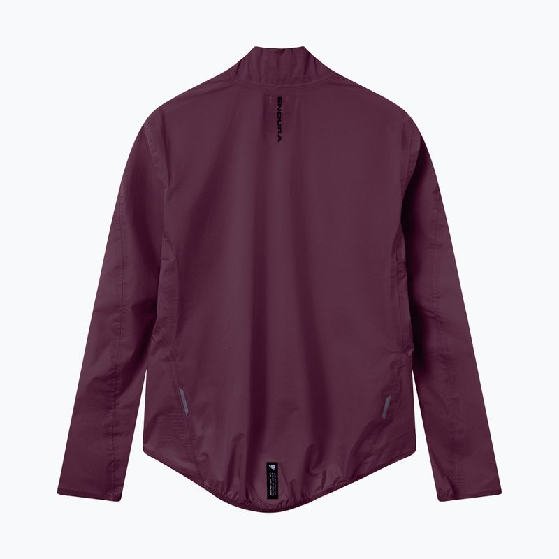 Férfi kerékpáros dzseki Endura Alltrack Race Cape black cherry 9