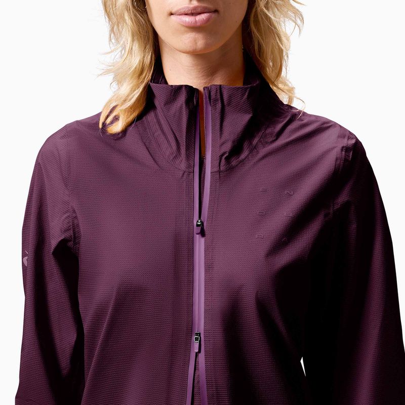 Női kerékpáros dzseki Endura Alltrack Race Cape black cherry 5
