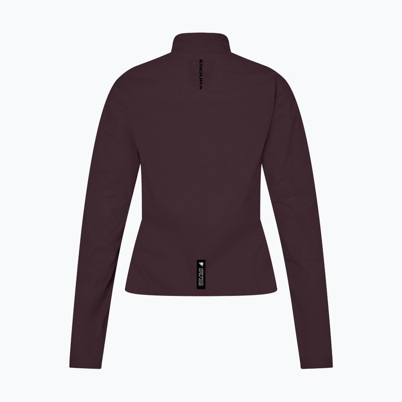 Női kerékpáros dzseki Endura Alltrack Race Cape black cherry 9