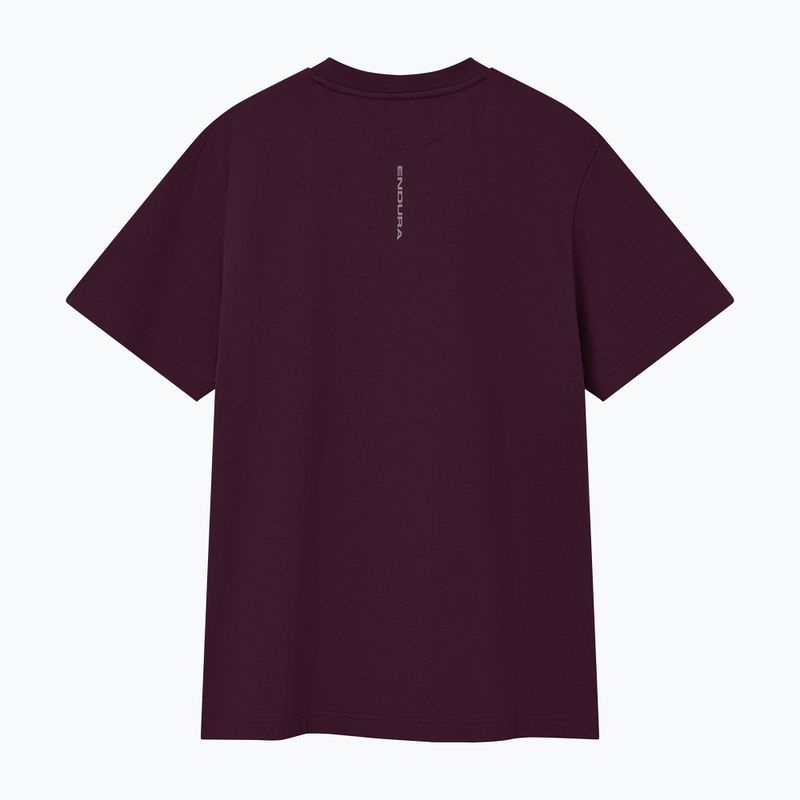 Kerékpáros mez Endura Stacked Logo Graphic Tee black cherry 2