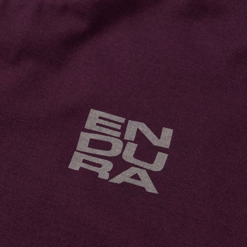 Kerékpáros mez Endura Stacked Logo Graphic Tee black cherry 3