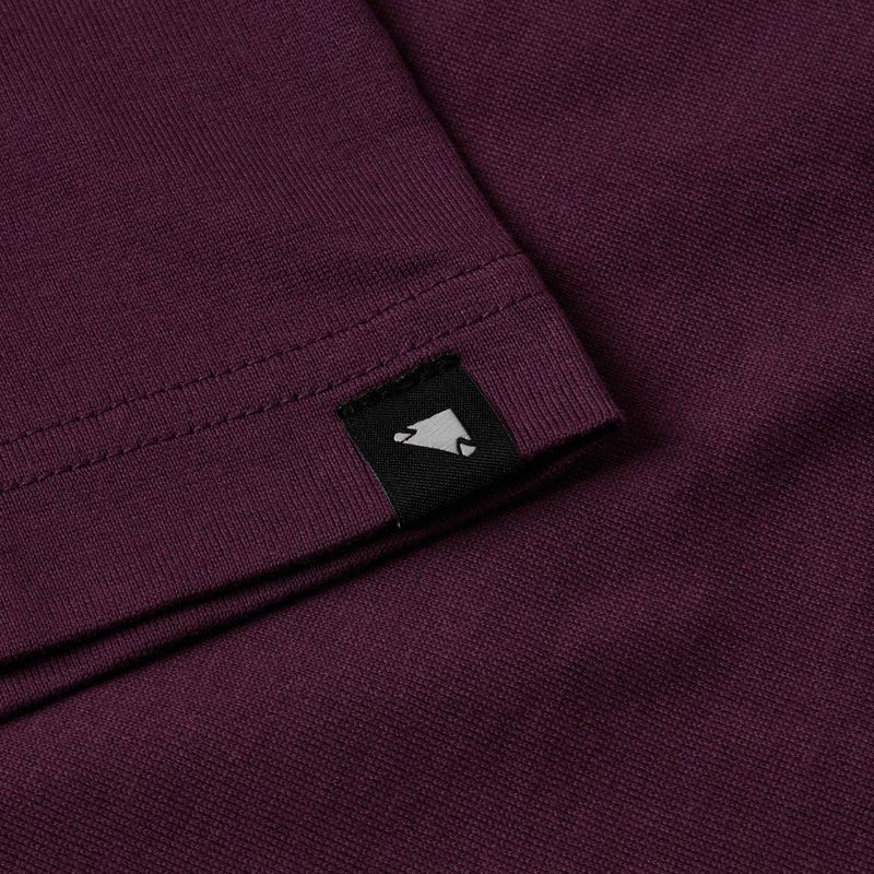 Kerékpáros mez Endura Stacked Logo Graphic Tee black cherry 5