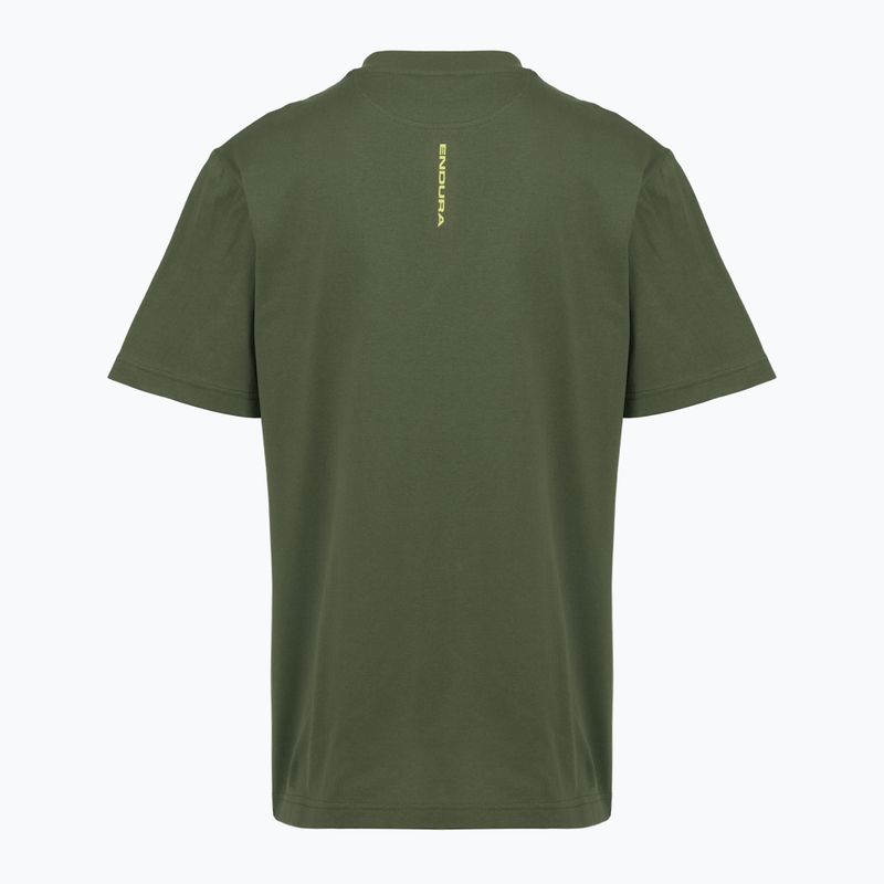 Kerékpáros mez Endura Icon Logo Graphic Tee olive-green 2