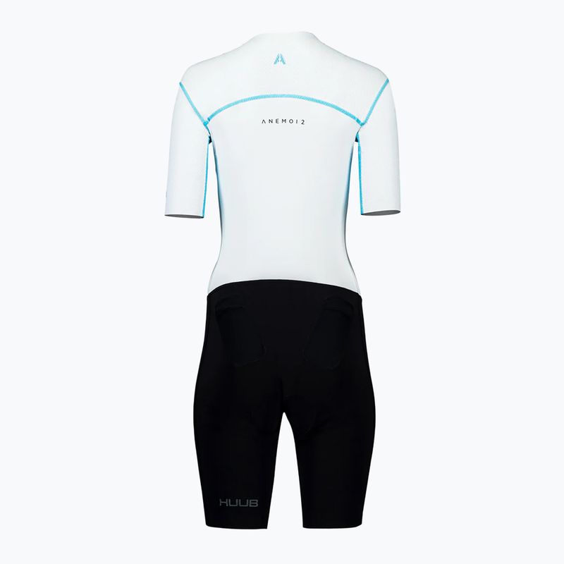 Női triatlonos overall HUUB Anemoi 2 SUB22 FL black/white/aqua 2