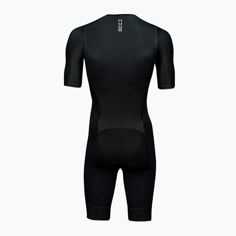 Férfi triatlonos overall HUUB Eternal Aero LC Tri Suit balck/red 2