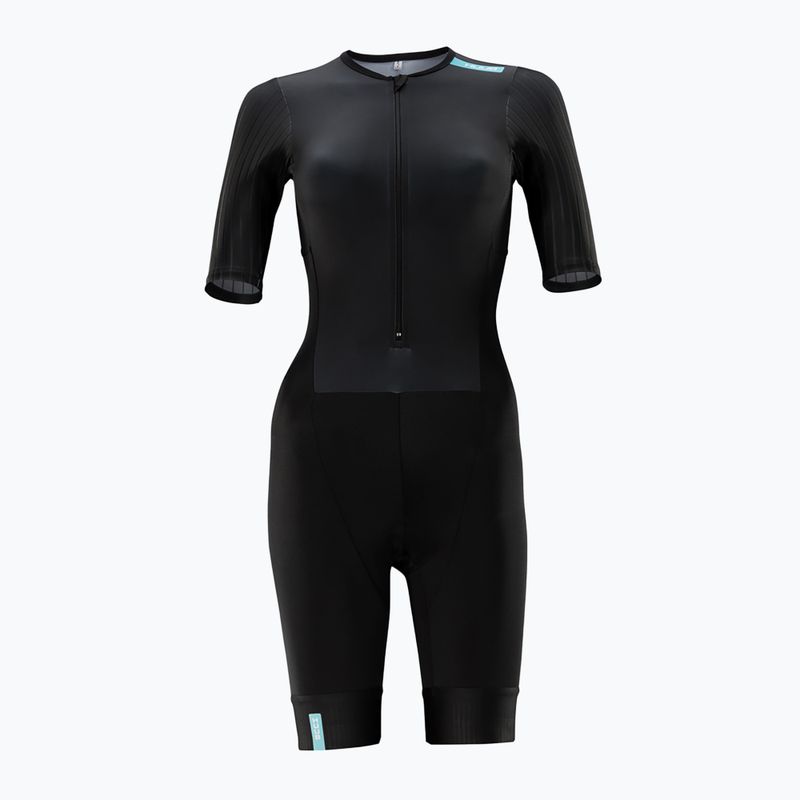 Női triatlonos overall HUUB Eternal Aero LC Tri Suit black/mint