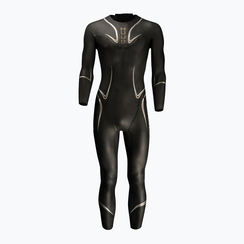 Férfi triatlon szivacs HUUB TC Performance 3:5 fekete/arany