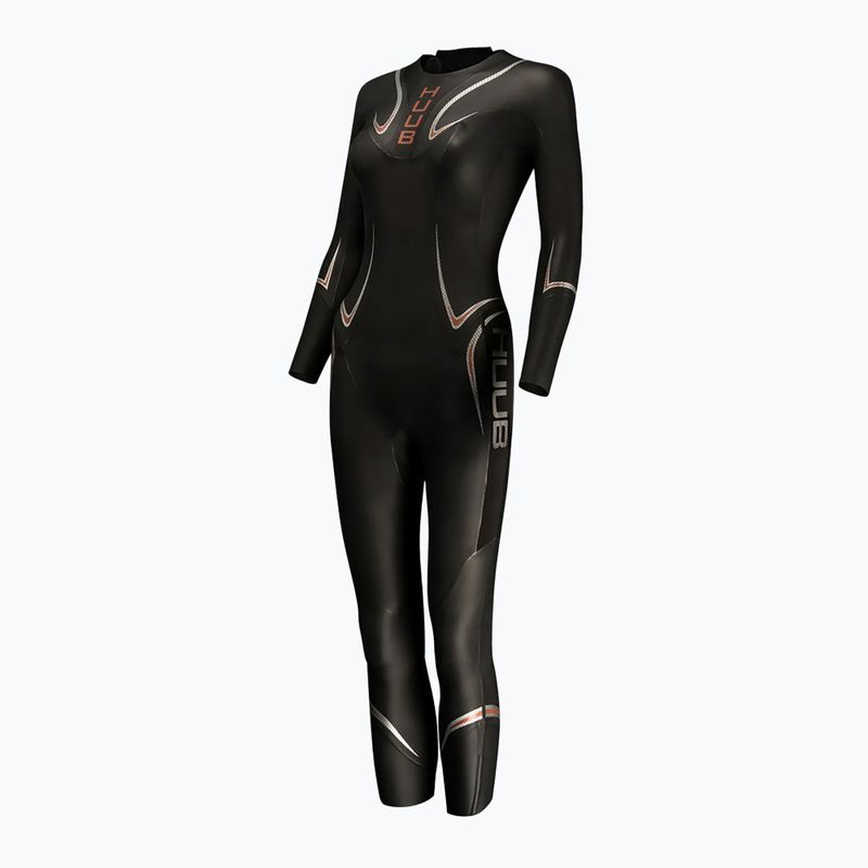 Női triatlon szivacs HUUB TC Performance 3:5 fekete/arany 3