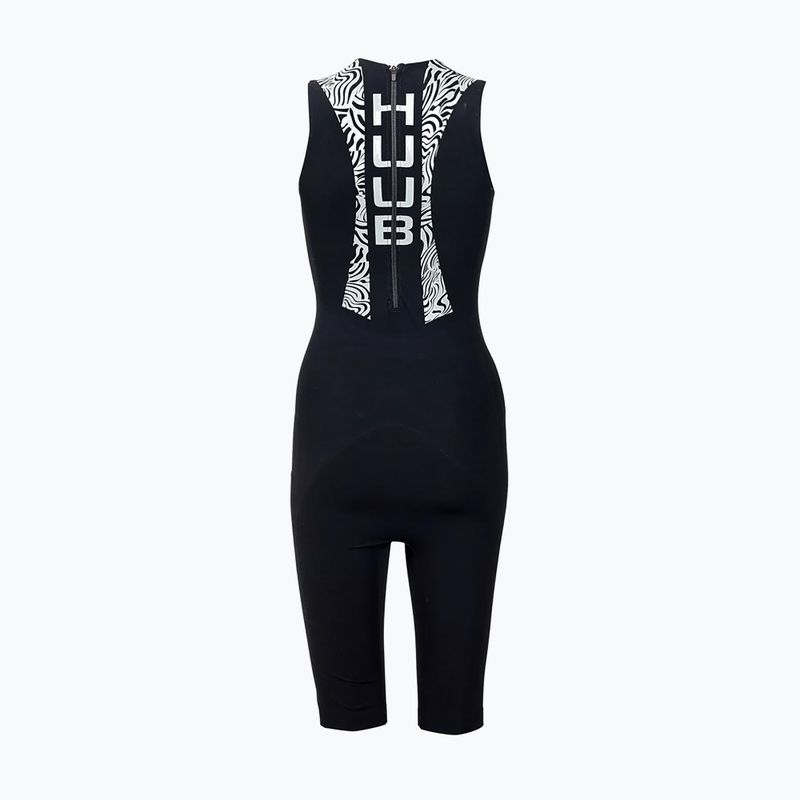 Női triatlon overál HUUB Swimskin black/silver 2