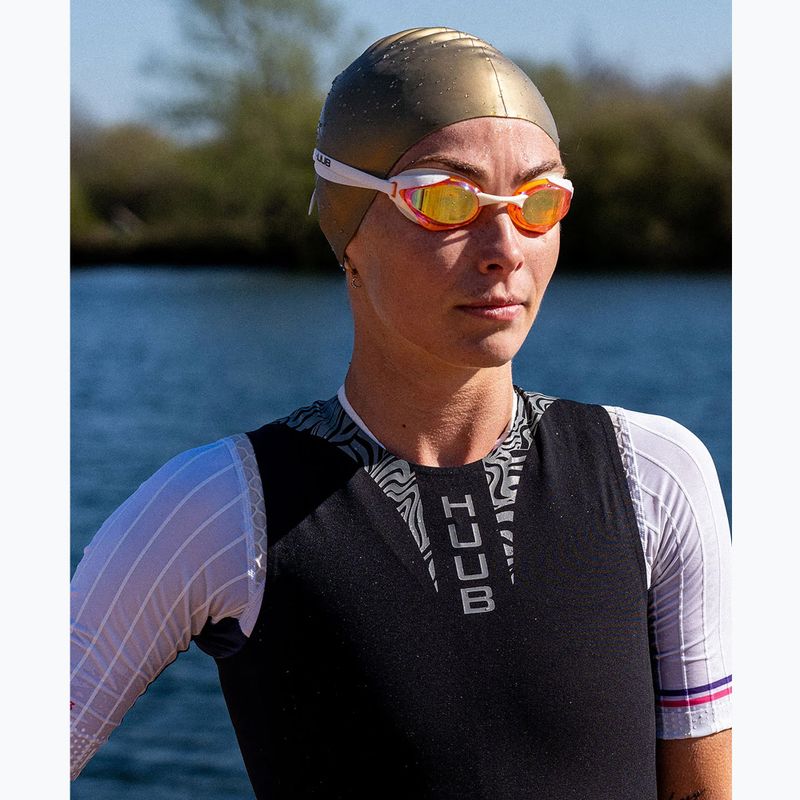 Női triatlon overál HUUB Swimskin black/silver 5