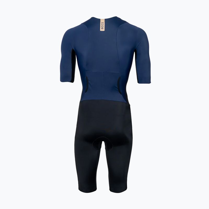 Férfi triatlon overál HUUB Collective Trisuit navy/black 2
