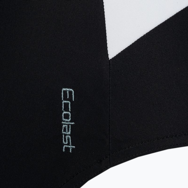 Női egyrészes fürdőruha Zoggs Lattice One Shoulder kék / fehér 4