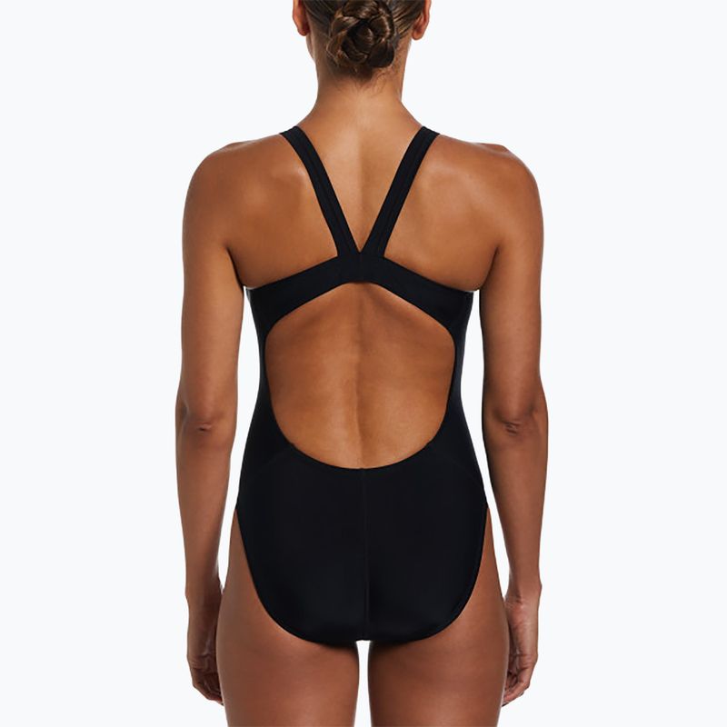 Női egyrészes fürdőruha Nike Fastback black 2