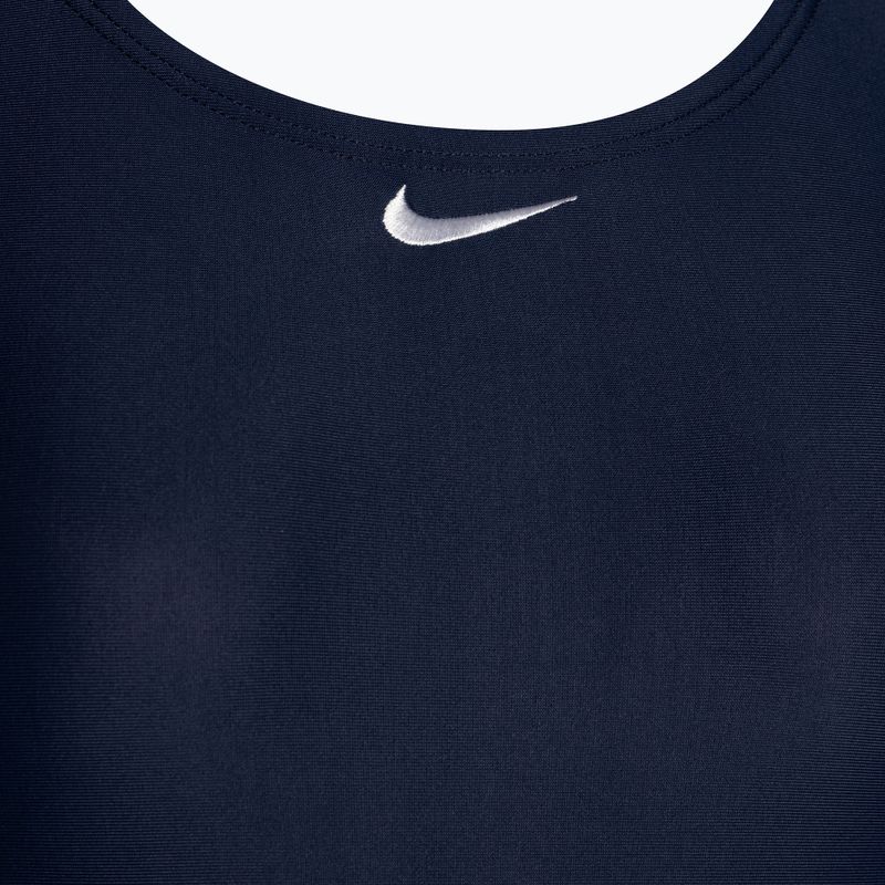 Női egyrészes fürdőruha Nike Fastback midnight navy 3