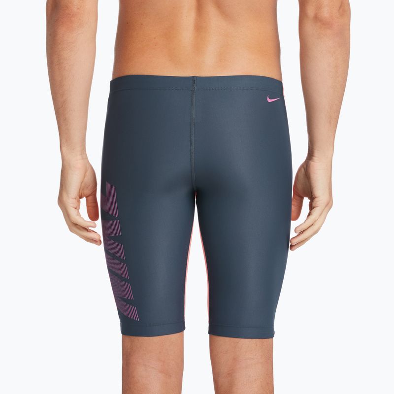 Férfi Nike Rift Jammer fürdőruha szürke és fekete NESS9052 7