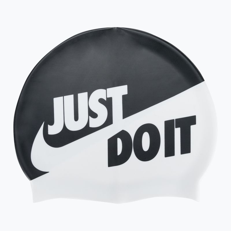 Nike Jdi Jdi Slogan úszósapka fekete-fehér NESS9164-001