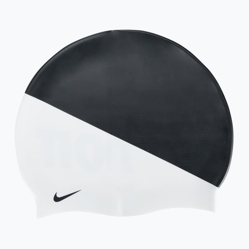 Nike Jdi Jdi Slogan úszósapka fekete-fehér NESS9164-001 2