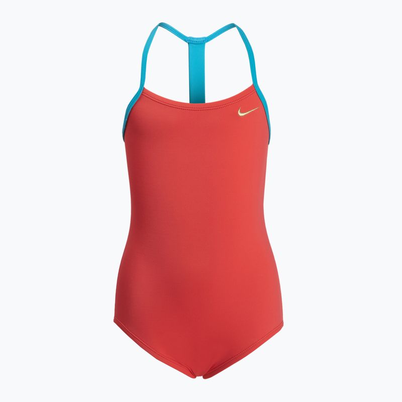 Nike Solid Girl II egyrészes gyermek fürdőruha narancssárga NESS9629-859