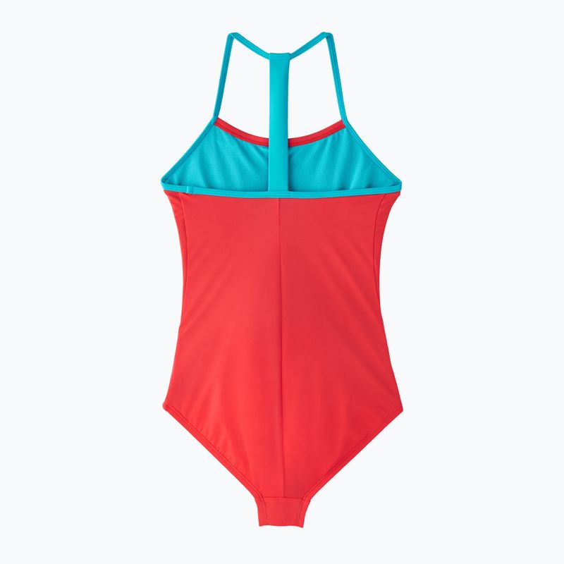 Nike Solid Girl II egyrészes gyermek fürdőruha narancssárga NESS9629-859 5
