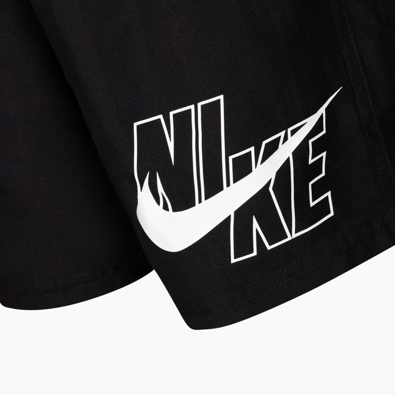 Nike Logo Solid Lap gyermek úszónadrág fekete NESSA771-001 3
