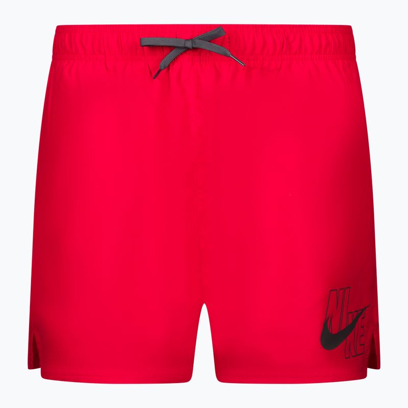 Férfi Nike Logo Solid 5" Volley úszónadrág piros NESSA566-614